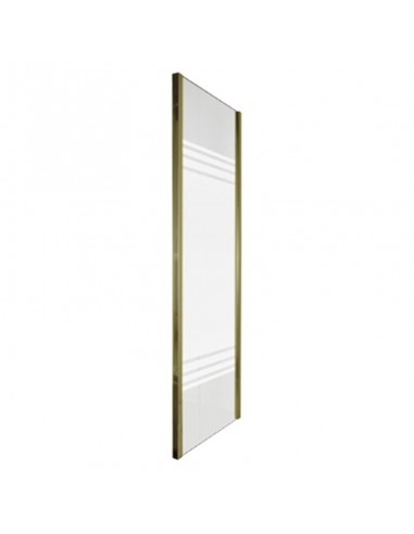Vetro fisso cristallo serigrafato profili oro