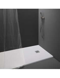 Piatto doccia in marmo resina bianco