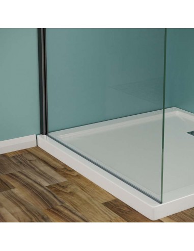 Parete Walk-In vetro temperato trasparente 8mm...