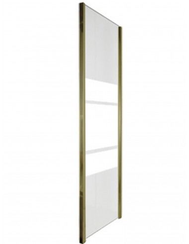 Vetro fisso cristallo serigrafato profili oro