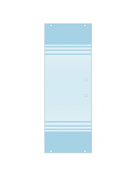 Vetro scorrevole temperato fasciato 1 6mm per ricambio box doccia/nicchia/doppia nicchia H188 cm