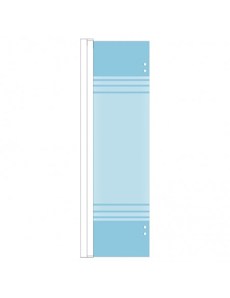 Vetro temperato fasciato 1 6mm per ricambio porta pieghevole incluso di profilo cromo H186,5 cm