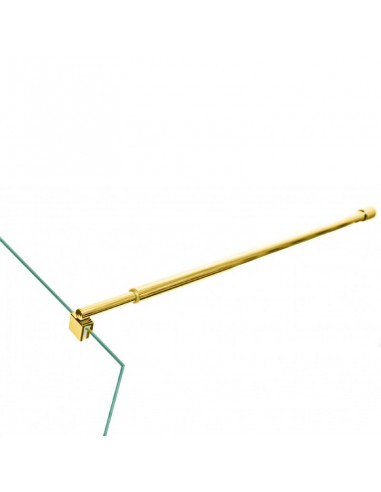Barra telescopica in acciaio gold