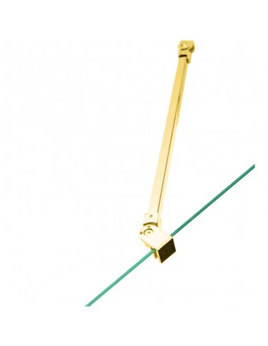 Attacco angolare a parete 45° gold