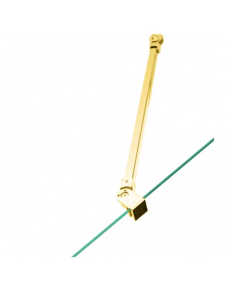 Attacco angolare a parete 45° gold