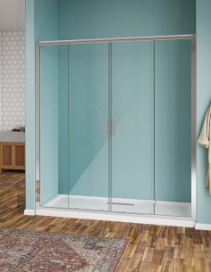 Nicchia scorrevole con 2 lati fissi e 2 scorrevoli