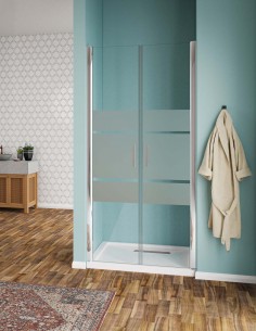 Porta saloon fasciato cromo