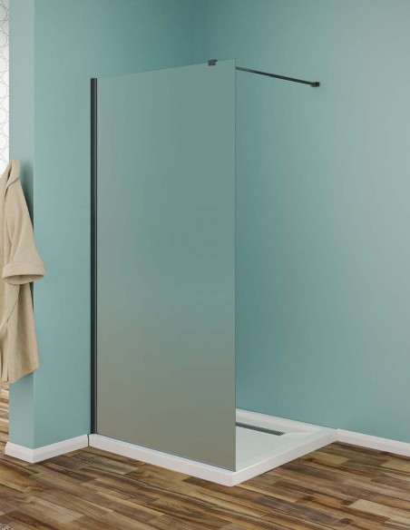Parete walk-in opaco nero