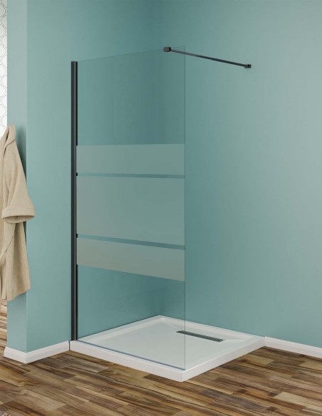 Walk-in fasciato black