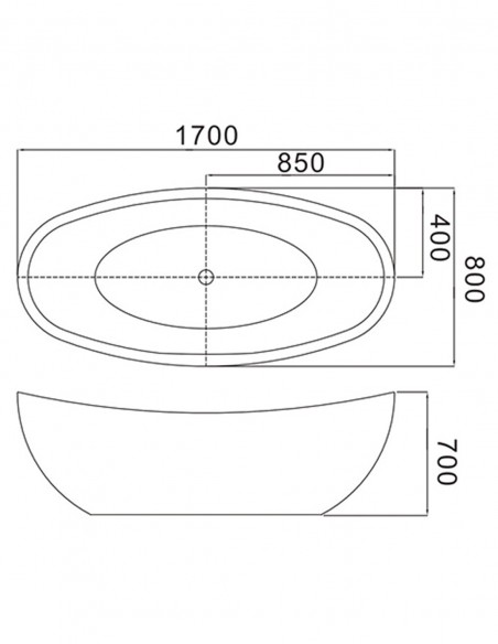 Vasca da bagno freestanding