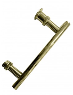 Maniglia gold in acciaio interasse 14 cm pz. 2