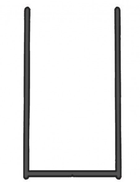 Profilo muro per box doccia black