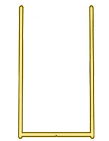 Profilo muro per box doccia, nicchia, doppia nicchia gold H190 cm