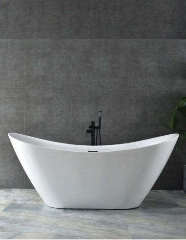 Vasca da Bagno Freestanding in acrilico bianco...