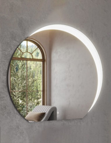 Specchio Bagno LED Retroilluminato mod. Luna -...