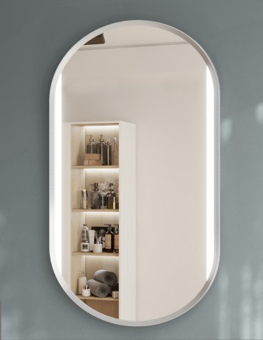Specchio Bagno LED Retroilluminato Ovale mod....