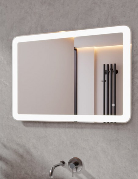 Specchio Bagno LED Retroilluminato Rettangolare mod. Giove