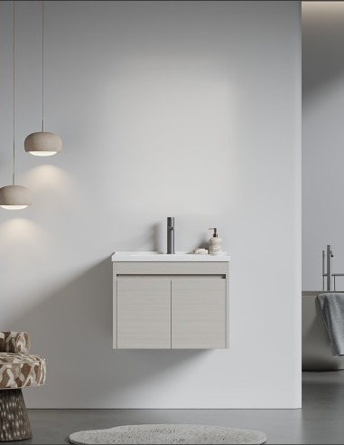 Mobile Bagno Sospeso 60 cm a 2 Sportelli mod....