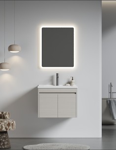 Mobile Bagno Sospeso 60 cm a 2 Sportelli mod. CLOE con... 2