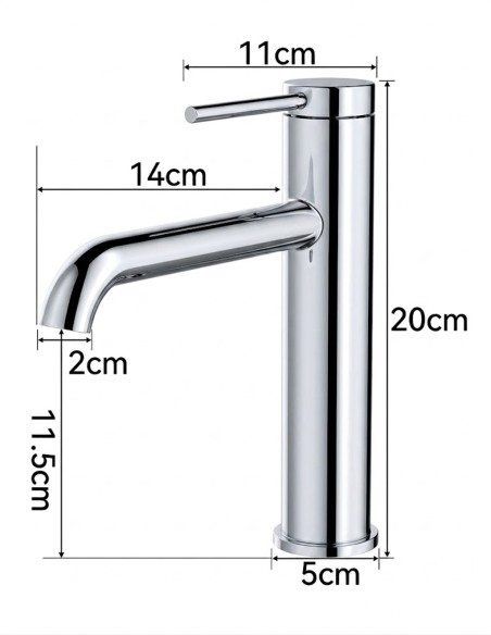 Set Miscelatori Bagno Lavabo e Bidet Cromato Lucido - Serie Kimi