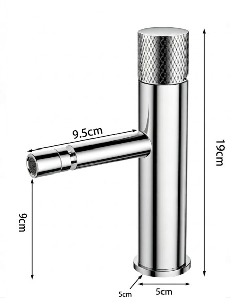 Set Miscelatori Bagno Lavabo e Bidet Cromato Lucido - Modello Onda