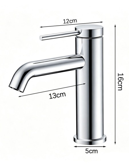 Set Miscelatori Bagno Lavabo e Bidet Cromato Lucido - Serie Kimi