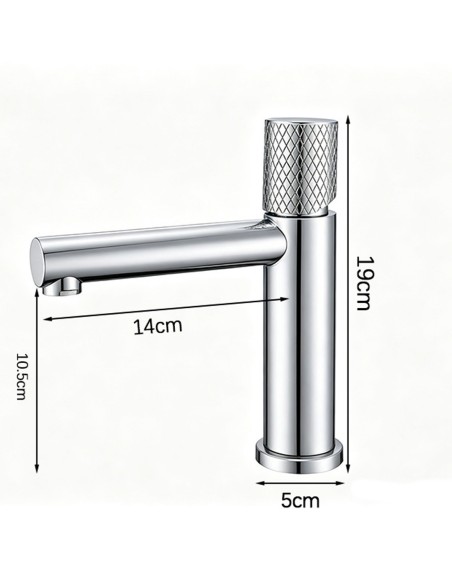 Set Miscelatori Bagno Lavabo e Bidet Cromato Lucido - Modello Onda