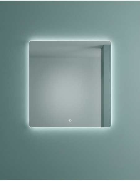 Specchio retroilluminato a LED con Tasto Touch 60x80 / 70x90 cm