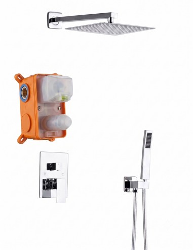Kit Soffione Doccia ad incasso con Soffione e...