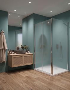 Porta saloon con lato fisso