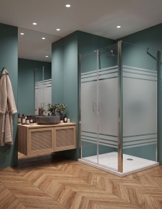 Porta saloon con lato fisso