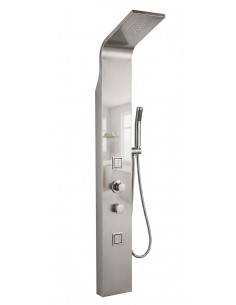 Colonna doccia idromassaggio mod. Lubiana Silver Satinato...