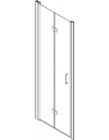 Porta pieghevole doccia