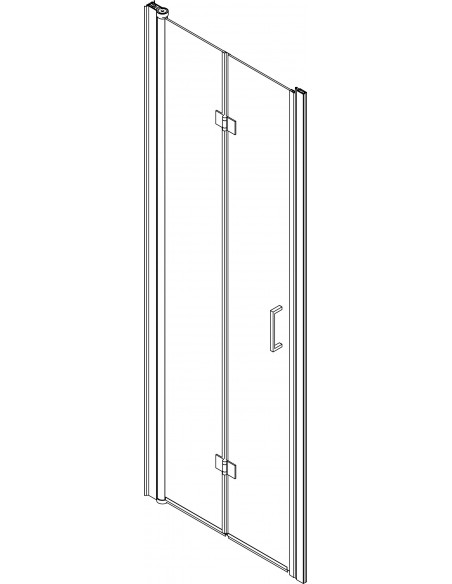 Porta pieghevole doccia