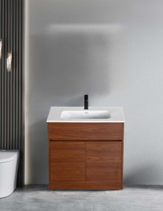 Mobile Bagno a Terra ASIA con Lavabo - Finitura Rovere... 2